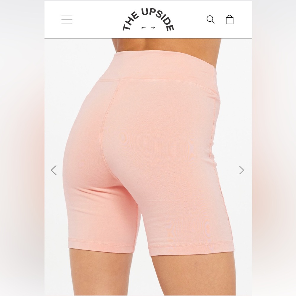 NWT! The Upside / Anthropologie Pink Santosha Spin Cycle Shorts Size Medium